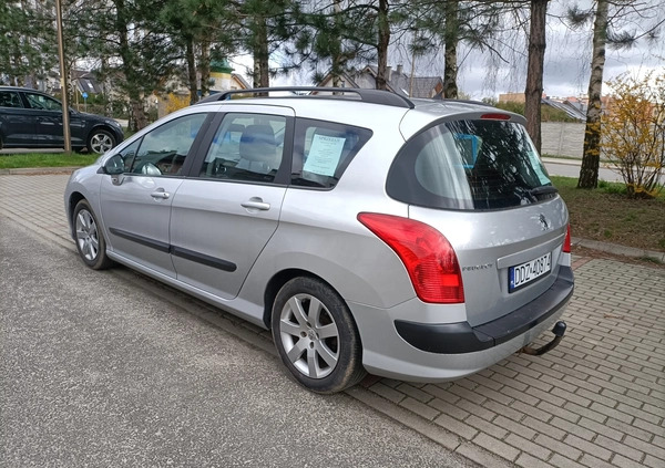 Peugeot 308 cena 19000 przebieg: 232500, rok produkcji 2012 z Dzierżoniów małe 121